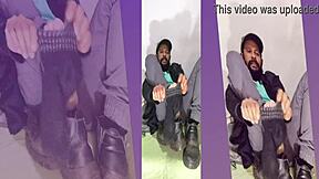 Fresh homemade ass play in boots socks and shoes update