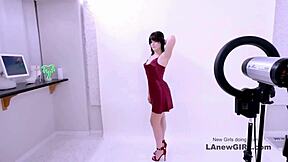 Dude This Brunette's Bold In Her Modeling Audition Fuck Session