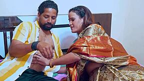 Indian desi playboy seduces busty housewife for rough doggystyle pounding