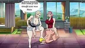 Question Sakura anal jeu with femdom jerk off instructions