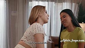Lesbian Ebony Big Tits Scissoring Lick Fest Anna Claire Clouds Ameena Green!