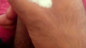 hey, watch my first homemade cumshot video while alone at home