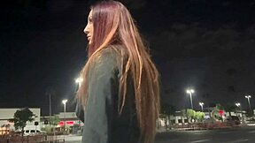hey, ever caught an italian milf like artemisia smoking outdoors in la at night?