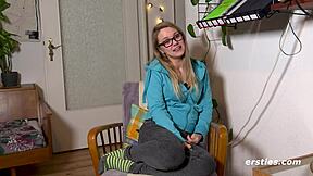 holly masturbates with vibrator in public hallway, dare you watch?