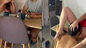 real mature young colombian milf hairy pussy breakfast table