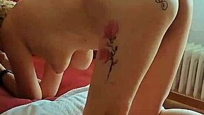 german milf sandra chokes on deepthroat facefuck before anal creampie pounding