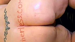 ever hidden cam your fat wife hairy pussy lips get licked in garage? chunky ass smothers face too