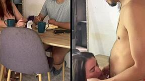 real mature young colombian milf hairy pussy breakfast table