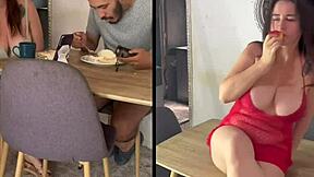 real mature young colombian milf hairy pussy breakfast table