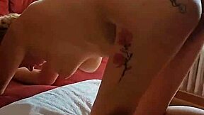 german milf sandra chokes on deepthroat facefuck before anal creampie pounding