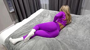 Stepmom's wet pussy massage turns into deep throat fucking