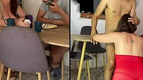 real mature young colombian milf hairy pussy breakfast table