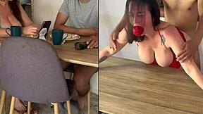 real mature young colombian milf hairy pussy breakfast table