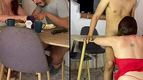 real mature young colombian milf hairy pussy breakfast table
