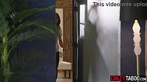 Petite Asian Stepsister Lulu Chu Catches Stepbro Jerking Monster Cock To Hot Milf Stepmom