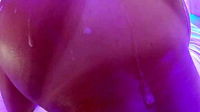 POV Close-Up Of Stepmom's Juicy Ass Dripping With Thick Cum After Hard Pounding