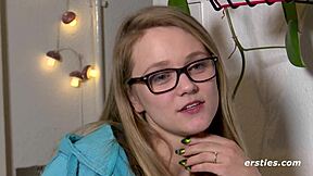 holly masturbates with vibrator in public hallway, dare you watch?