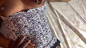 african teen babe sleeps panty-less begging for my big cock