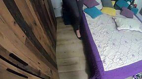 milfycalla's puffy jacket covered in cum hot ass babe