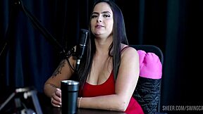 Watch Burguesa Swing Cast Comp with Tifany Rocha and Raphaela Savanah Sheer Red Lingerie Orgy Part 1