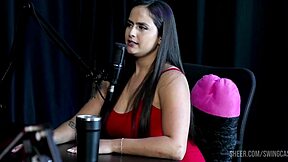 Watch Burguesa Swing Cast Comp with Tifany Rocha and Raphaela Savanah Sheer Red Lingerie Orgy Part 1