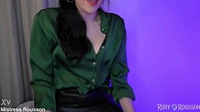 yo worship my leather ass goddess style while i dominate your jerk off