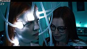 redhead lesbian babes lock in hardcore 69 before squirting wildly