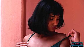 indian milf angel constance strips slowly revealing her perfect curves boobs and ass