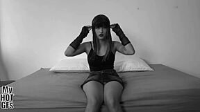 Gothic teen's casting curiosity leads to creampie twist