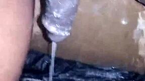 19-Year-Old Boy Shaves Massive Black Cock for Intense Masturbation