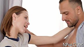 Naughty European Teens Compete Sucking Huge Dongs Doggystyle