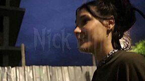 skinny tattoo latina from street convinced for homemade pov fuck