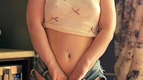 petite redhead student's hairy armpits and natural tits stir deep fetish feels