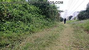 Punk Redhead Skinny Slut FLASHES Fat Ass And Wet Pussy No Panties Public Park Street