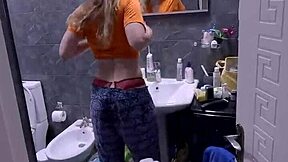 Wet games turn wild with step sister bent over ending in creampie fantasy