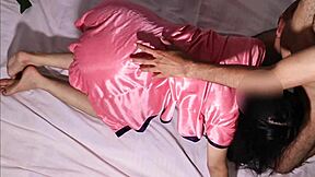 Ever wonder how a big dick tenant bends over auntie's tight shaved pussy doggystyle?