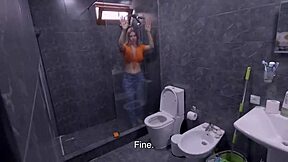 Wet games turn wild with step sister bent over ending in creampie fantasy