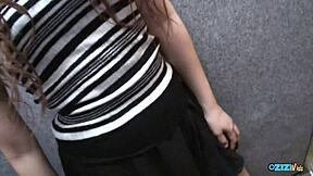hairy asian hotties bent over with puffy saggy small tits doggystyle toy play nipples masturbation missionary