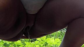 Married Churchgoer Pisses on Street in Public Dare!
