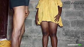 My horny landlady's wet pussy gets pounded right by her garden fence!