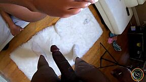 Ebony Submissive Crumbles Under BBC Master Training?
