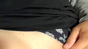 oh damn, milf squirts huge from cucumber pussy play!