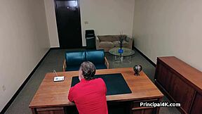 secretary and vice principal slurp dick hidden in office