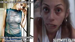 i make skinny blonde candie cross read nasty captions while pounding her doggystyle brutal bdsm slave style 😈📖