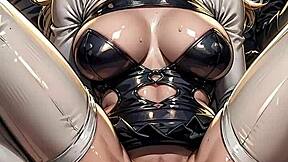 ai blonde flashes her pussy publicly in tight bodycon at wild nightclub