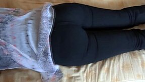 ever pull down stepmom's jeans to stroke her milky big ass?