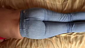 ever pull down stepmom's jeans to stroke her milky big ass?