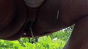 Married Churchgoer Pisses on Street in Public Dare!
