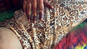 omg stepmom's fingering her exotic indian pussy till she squirts everywhere!