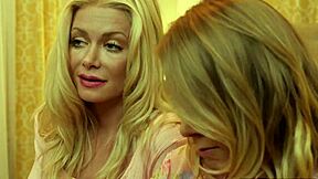 Why Does Big Tits Milf Dove-Fuck Blonde Neighbor's Shaved Pussy?